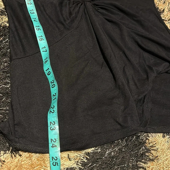 Jessica black Knot Detail sleeveless less Top Sz M - Picture 7 of 9